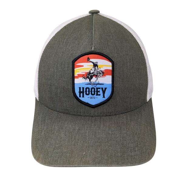 Hooey Other - Hooey Snapback Trucker Hat Green One Size Adjustable Embroidered Mesh Back